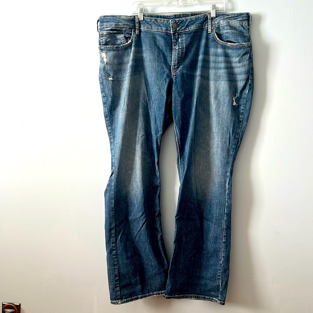 Suki Silver bootcut jeans